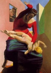 Max Ernst, La vierge Marie corrigeant l'enfant Jésus..jpg